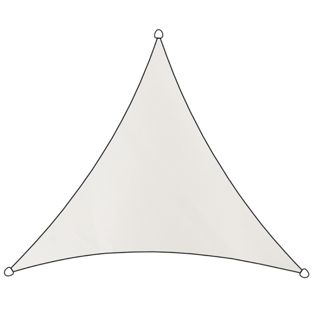 Travellife Schattentuch Livin Outdoor Dreieck weiß