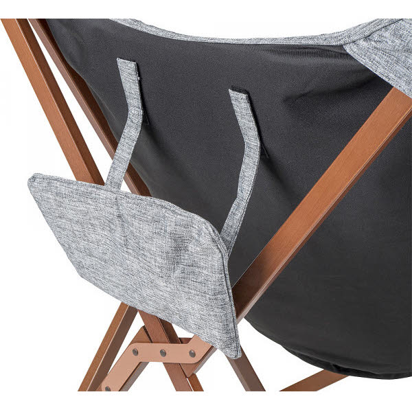 bo-camp Relaxstuhl Bloomsbury grau