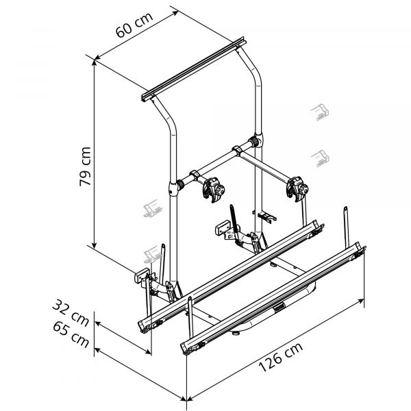 Thule Fahrradträger Sport G2 Hobby Bj. 2004-06/2014