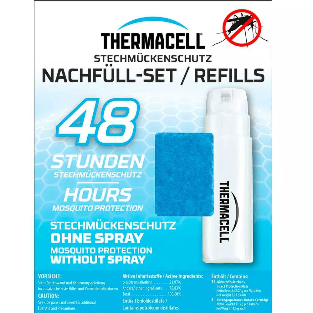 Thermacell Nachfüllpack R-4 für Mückenschutzgeräte, 48 h