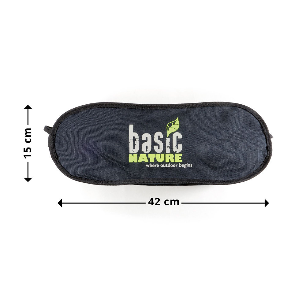 BasicNature Travelchair Ultralight High Rest schwarz