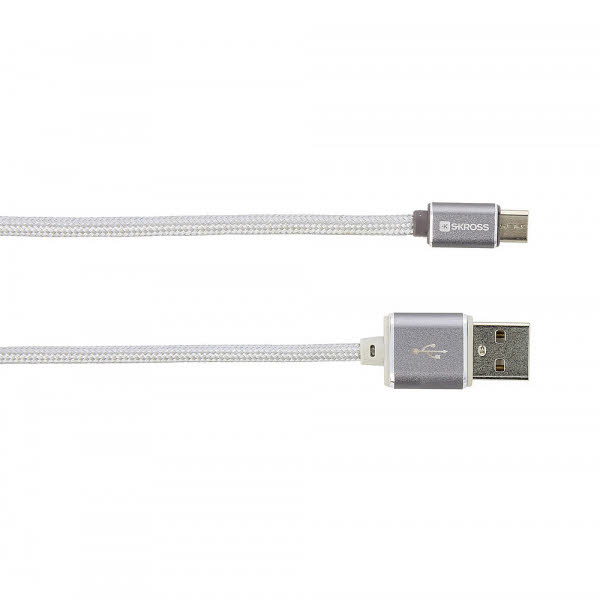 Skross Ladekabel USB zu Micro USB Steel Line