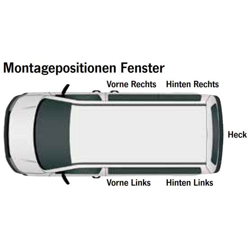Carbest Schiebefenster VW T5/T6 vorne links