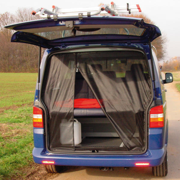 Carbest Moskitonetz Heckklappe für VW T5/T6 ab Bj. 2003 Klettband