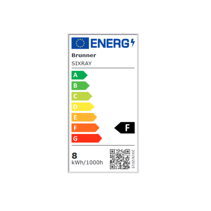 Brunner Schirmlampe Sixray blau