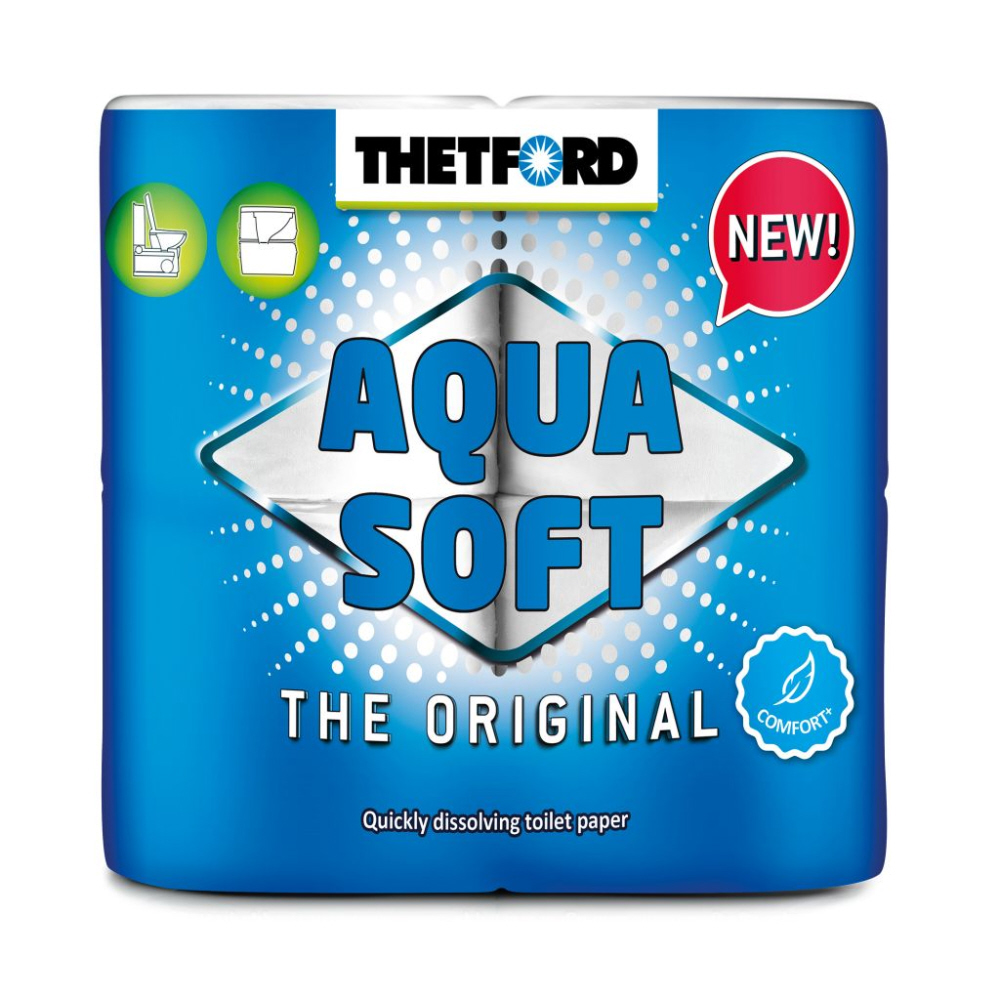 Thetford Toilettenpapier Aqua Soft, 4 Rollen
