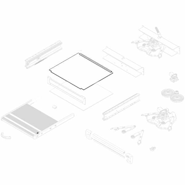 Thule Obere Gehäuseplatte für Slide-Out Step G2 400 ab 2022 (Nr. 1500603654)
