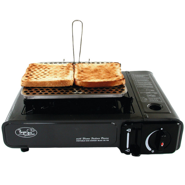 Camp4 Edelstahl-Toaster mit Faltgriff