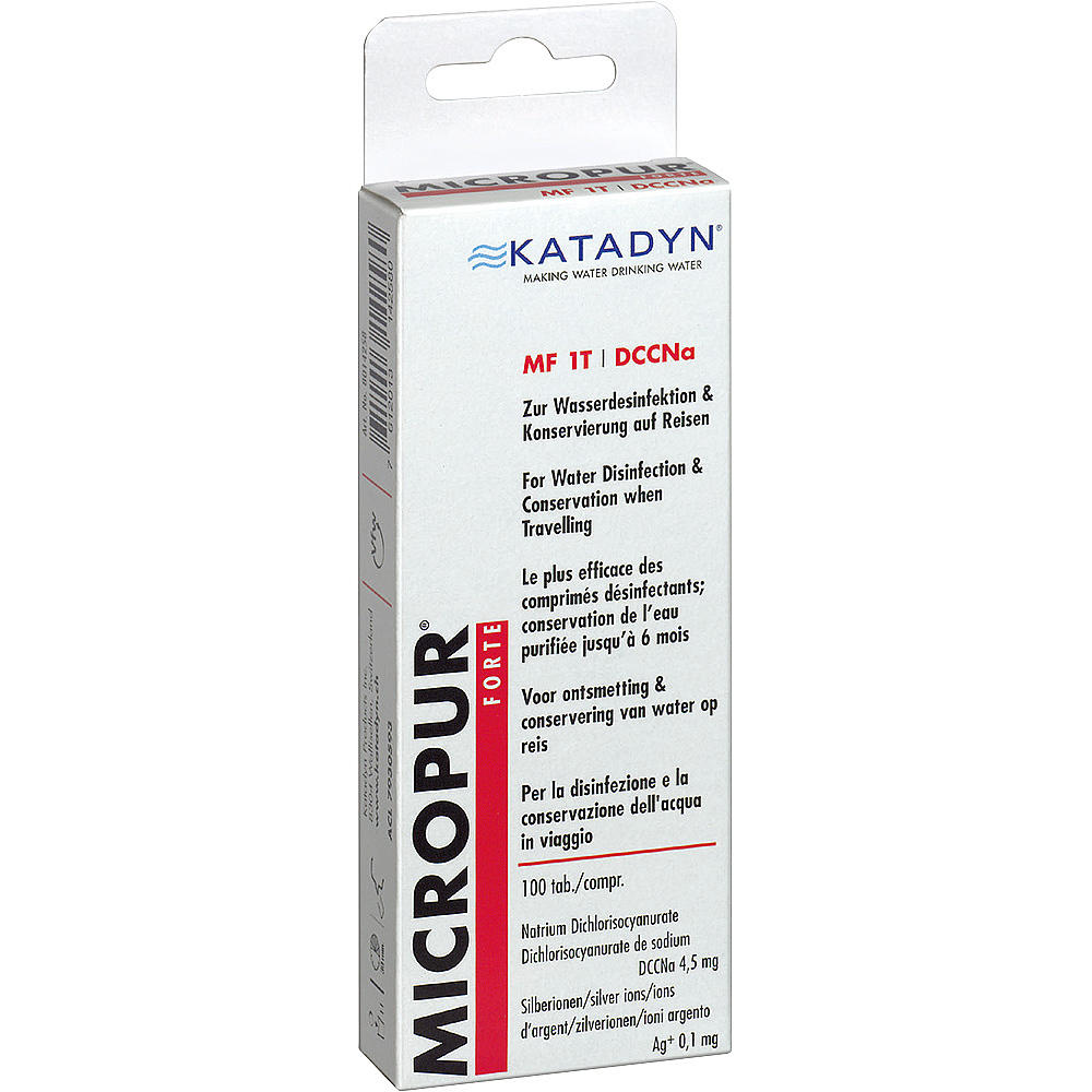 Katadyn Micropur Forte Tabletten MF 1T, 100 Stück