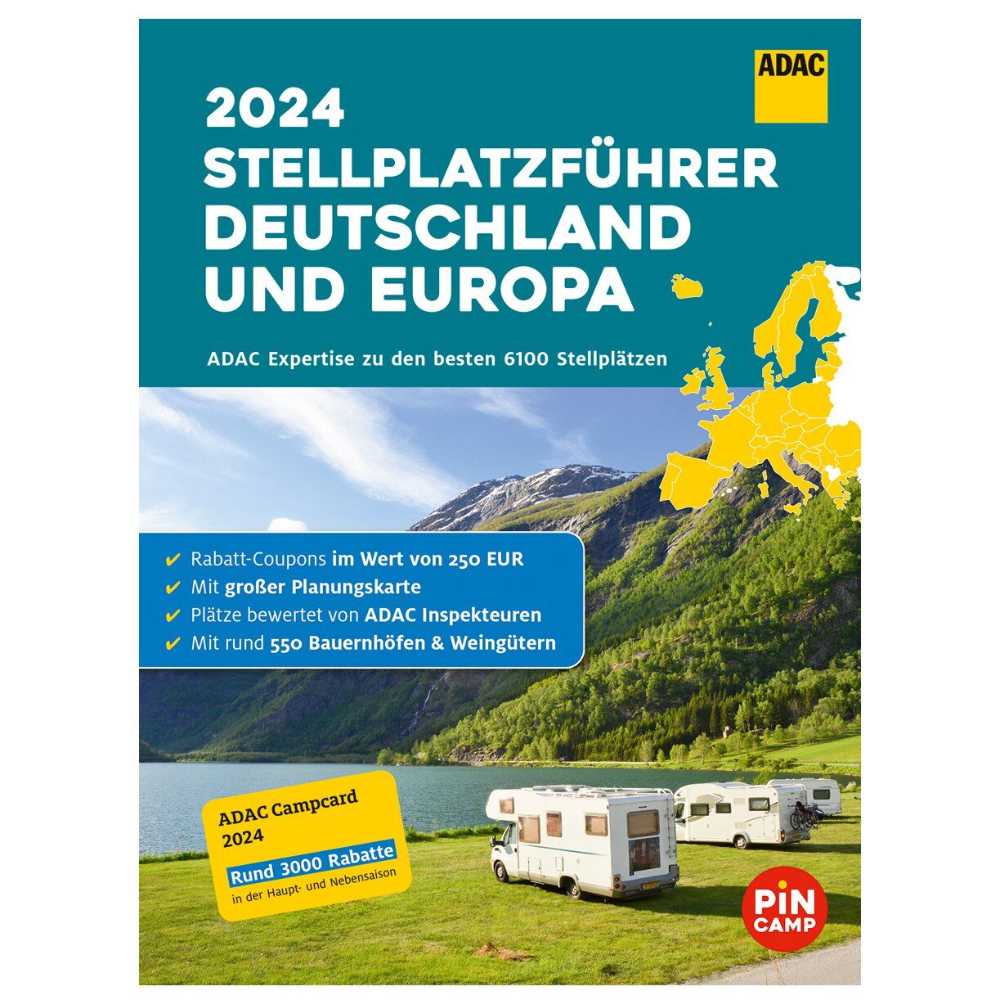 ADAC Stellplatzführer Deutschland/Europa 2024