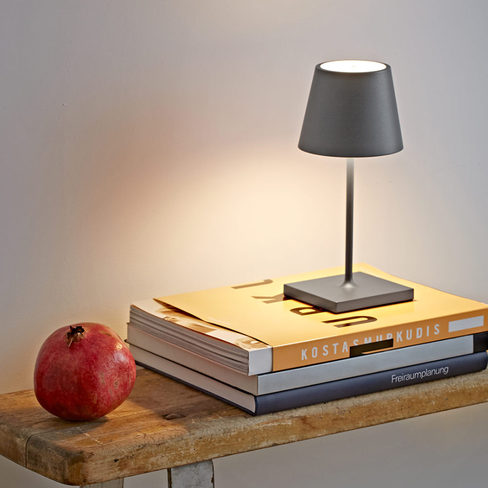 Sigor Akku-Tischleuchte Nuindie Mini 250 mm, anthrazit