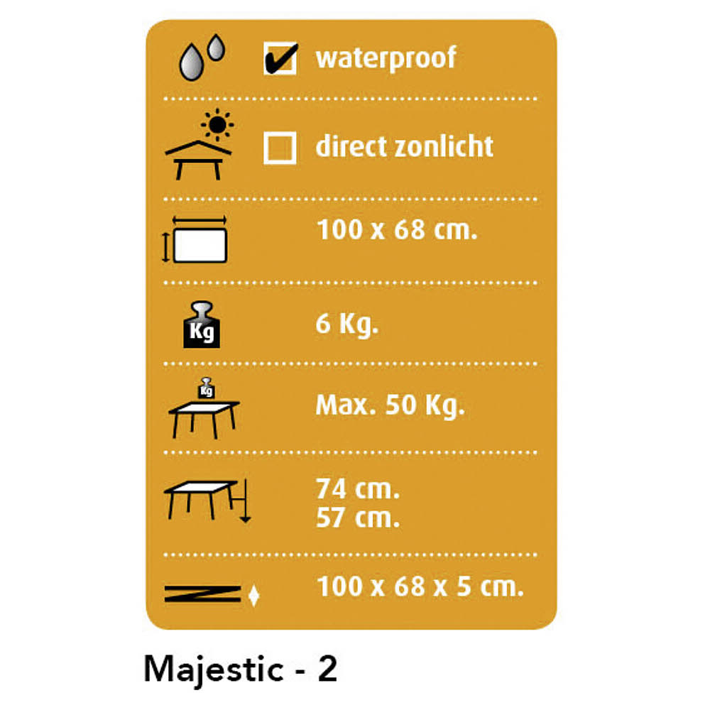 Dukdalf Tisch Majestic-2 Elegant NG