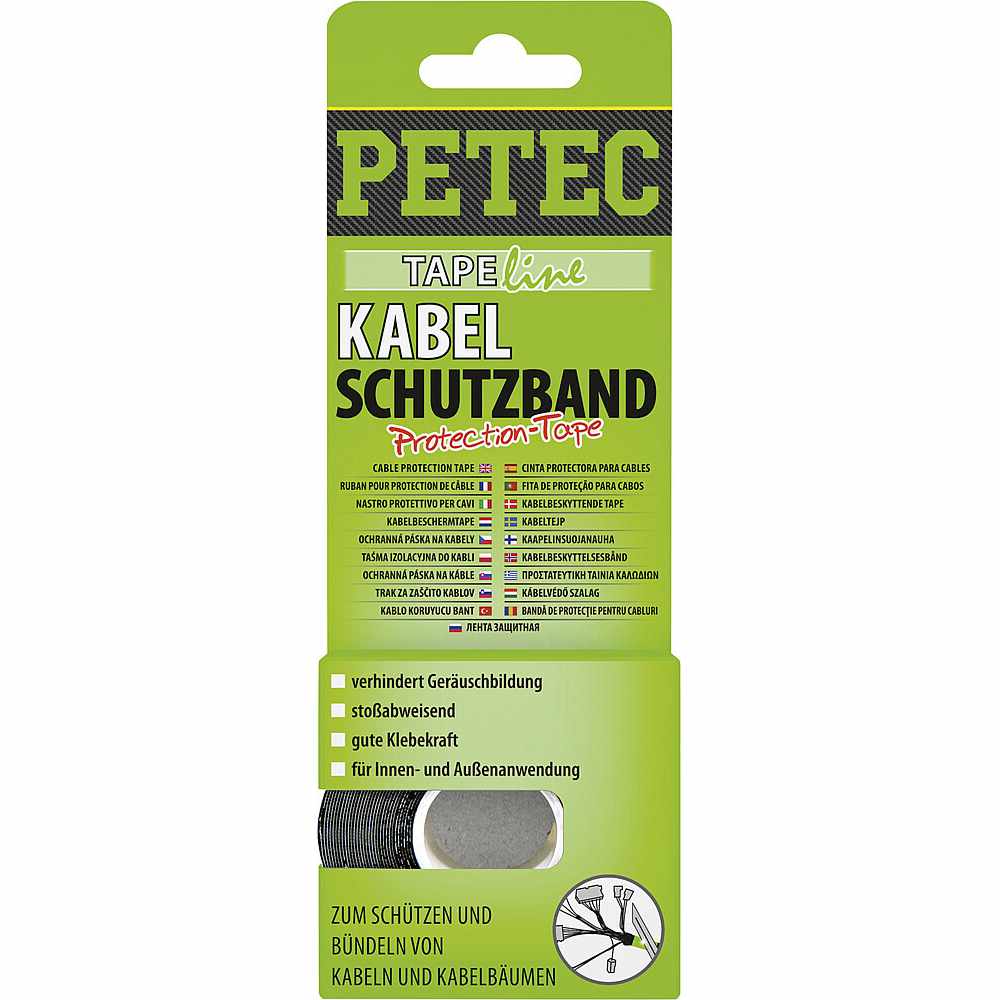 Petec Kabelschutzband Protection-Tape 19 mm x 10 m