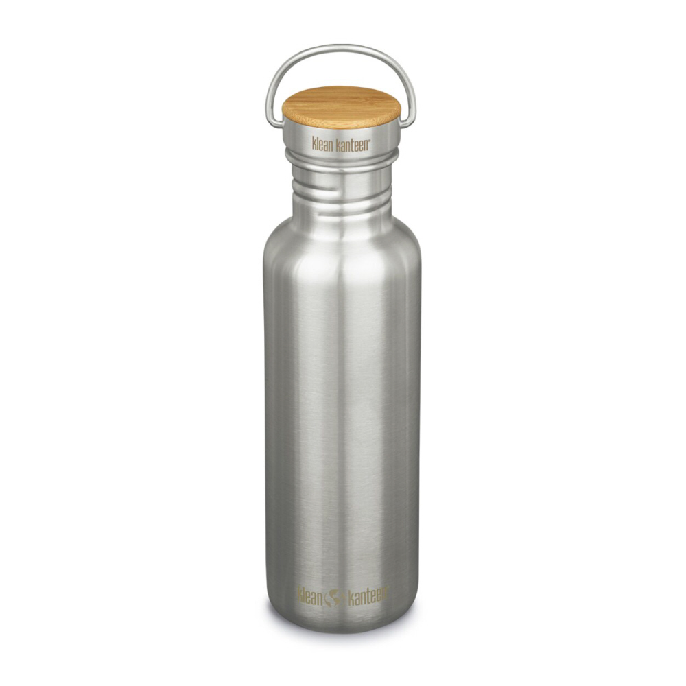 klean kanteen Trinkflasche mit Bambusdeckel, 800 ml