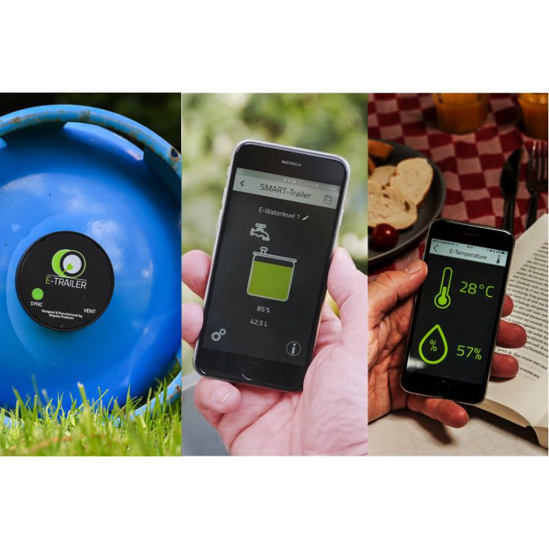E-Trailer Komfortpaket E-Waterlevel, E-Temperature, E-Gaslevel