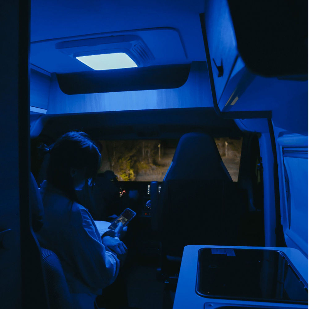 IndelB Luftverteiler Lightbox für Klimaanlage Indel B Plein-Aircon, 12 Volt