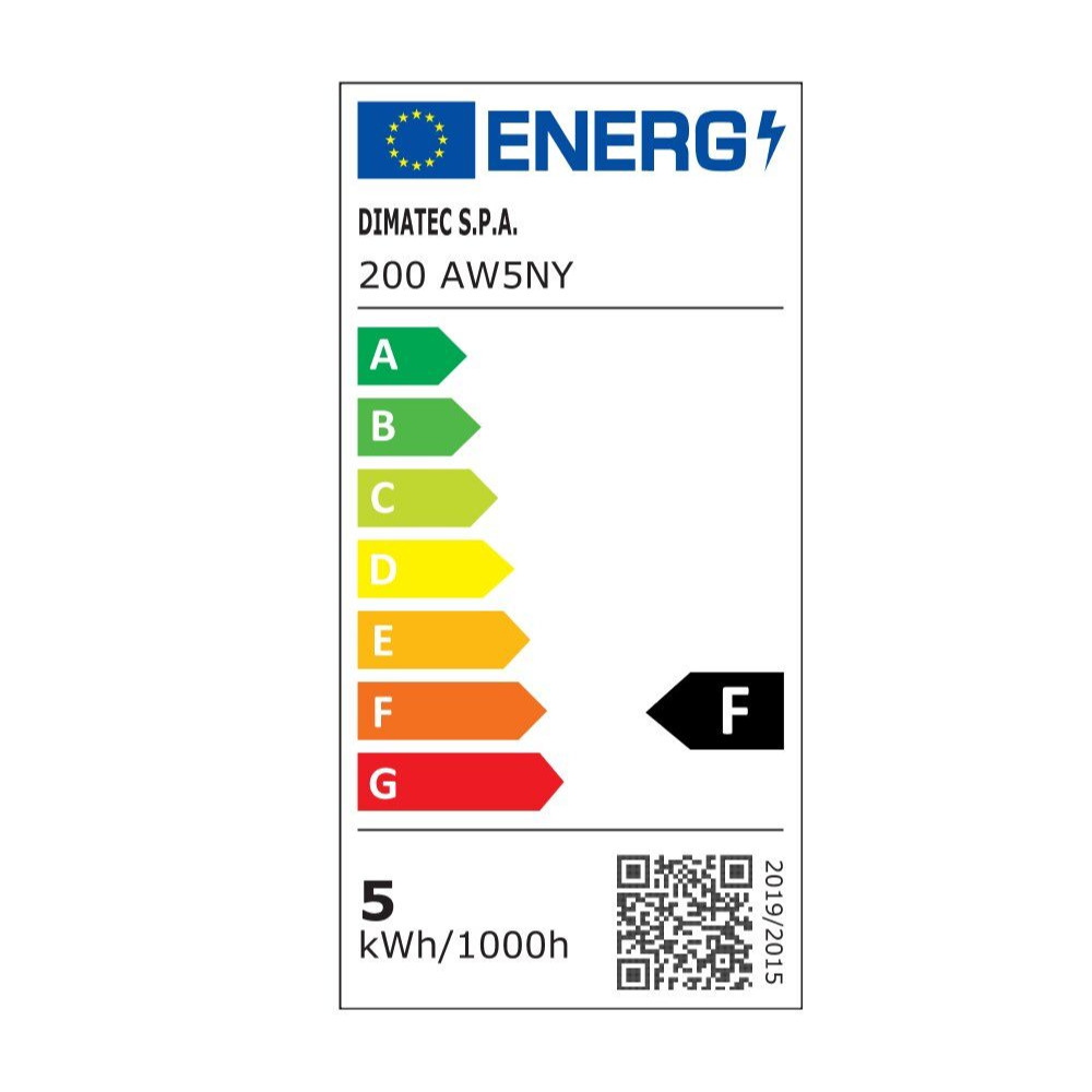 Dimatec Vorzeltleuchte 200 AW5 - schwarz