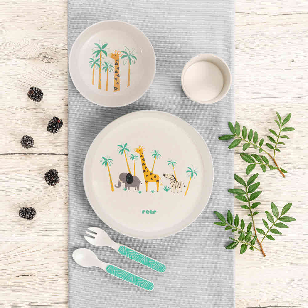 Reer Growing Kinder-Geschirrset WildLife