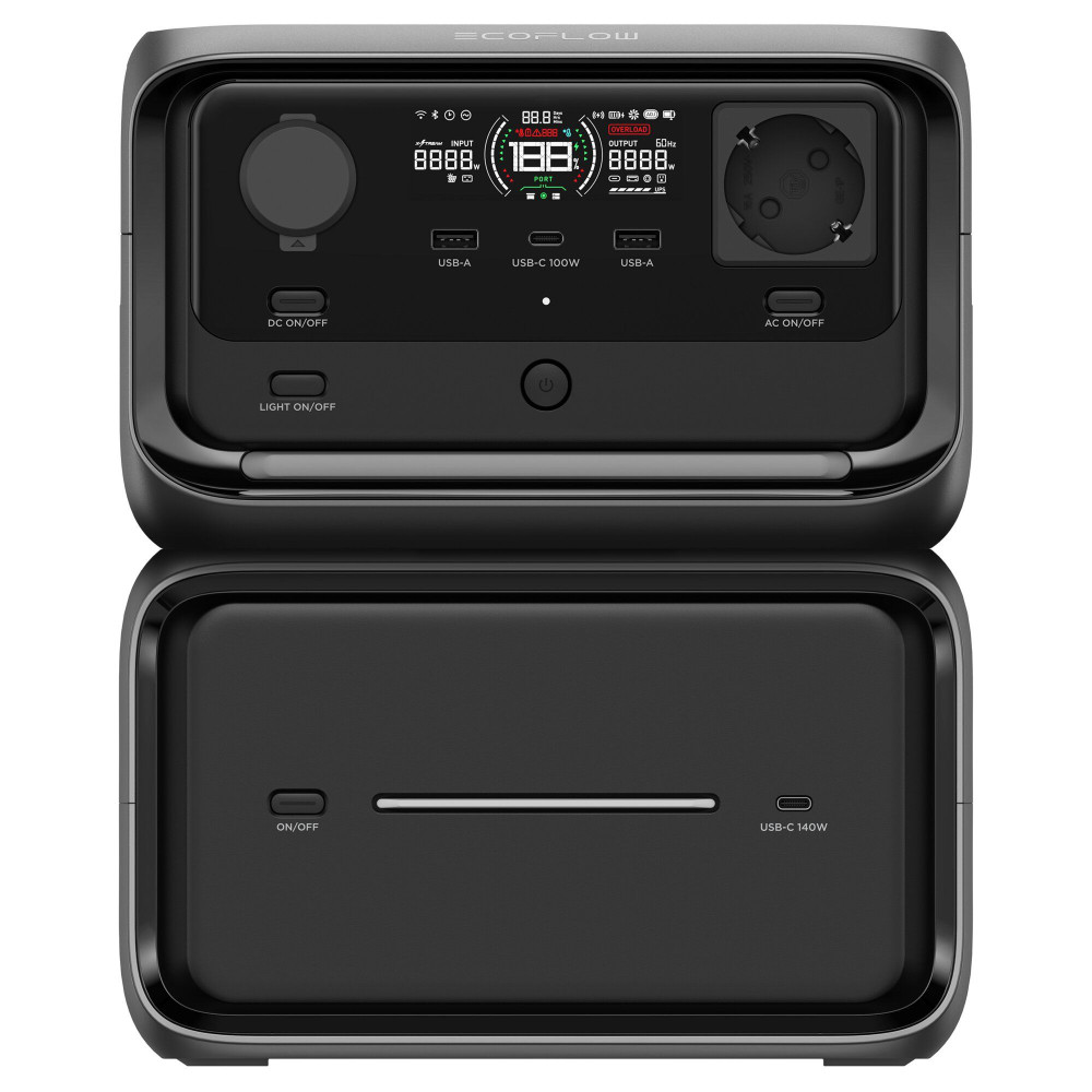 EcoFlow Powerstation RIVER 3 Max Plus mit Zusatzakku