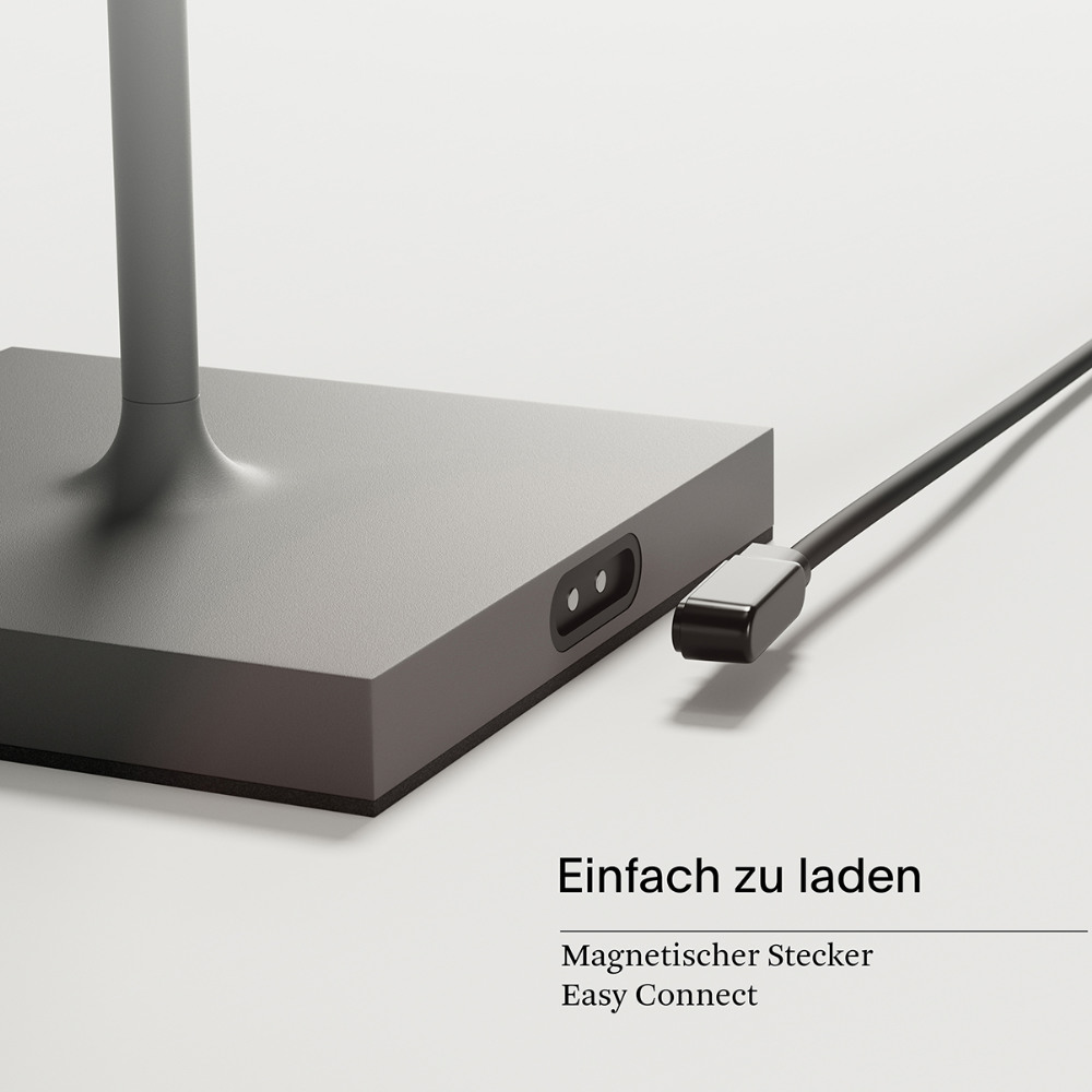 Sigor Akku-Tischleuchte Nuindie Mini 250 mm, anthrazit