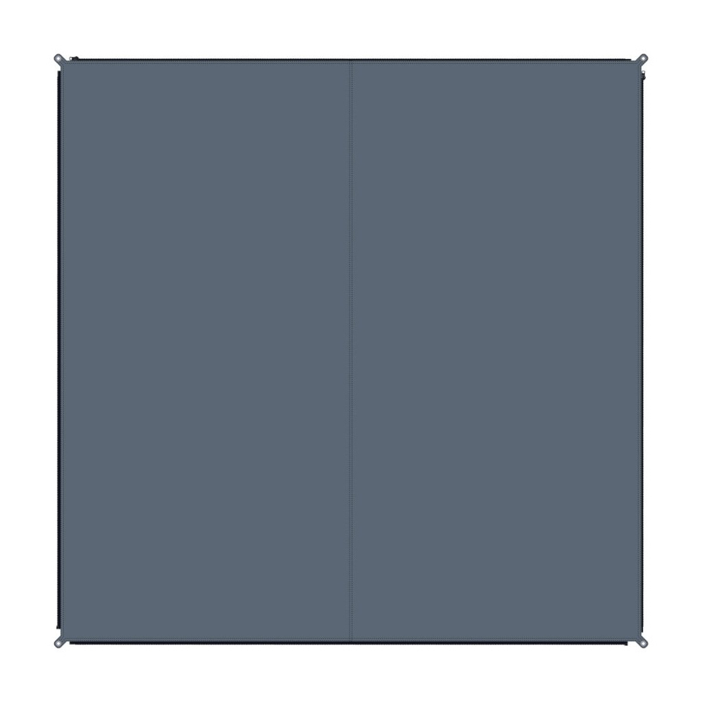 Bent Teppich Carpet steel grey, dunkelgrau