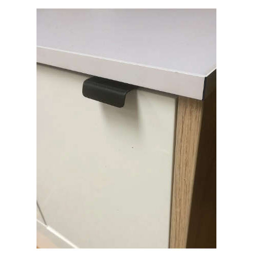 RV-Labs Edelstahl Pull-Lock Möbelverschluss matt schwarz, 42 mm