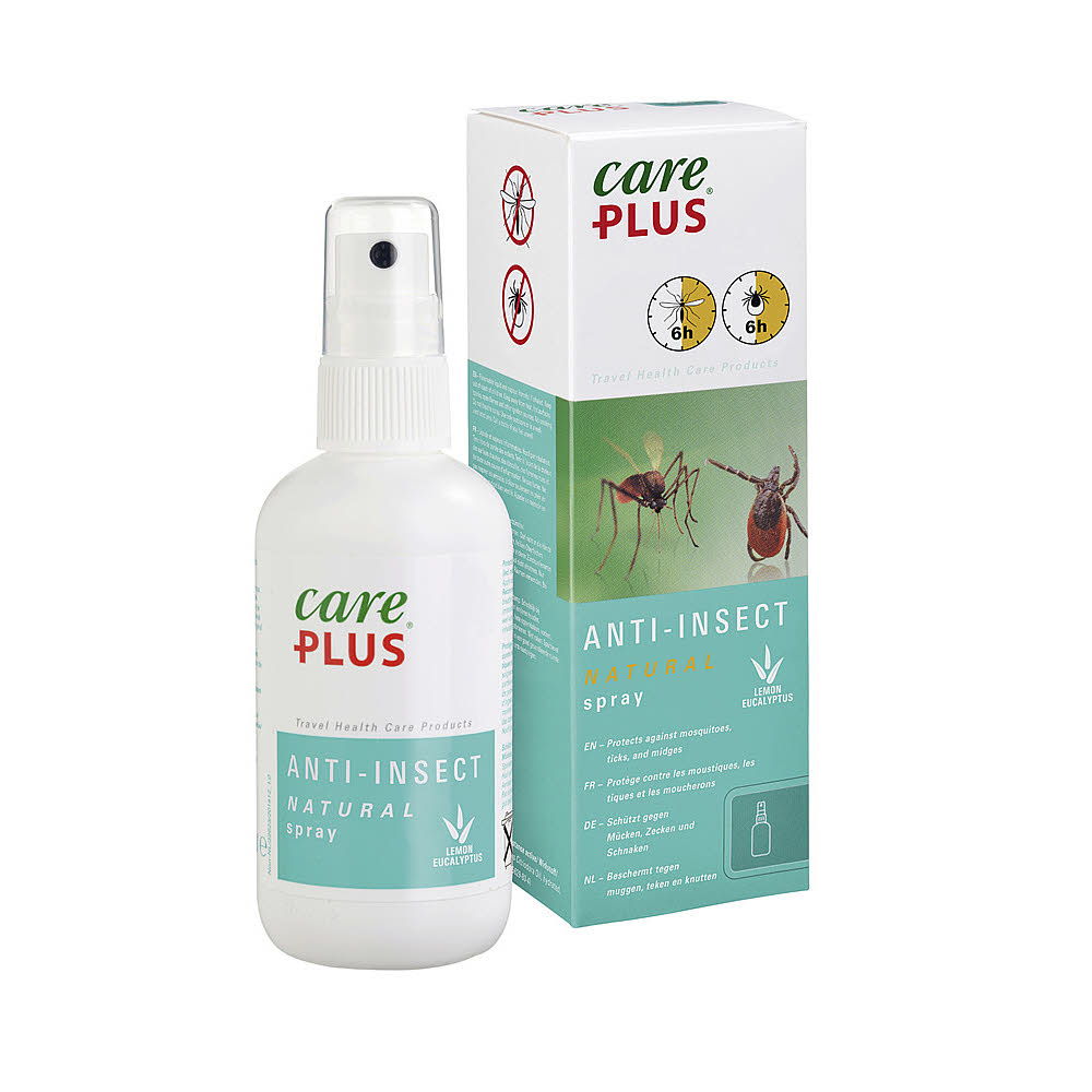 Care Plus Insektenschutz Anti-Insekt Naturalspray Citrodiol, 100 ml