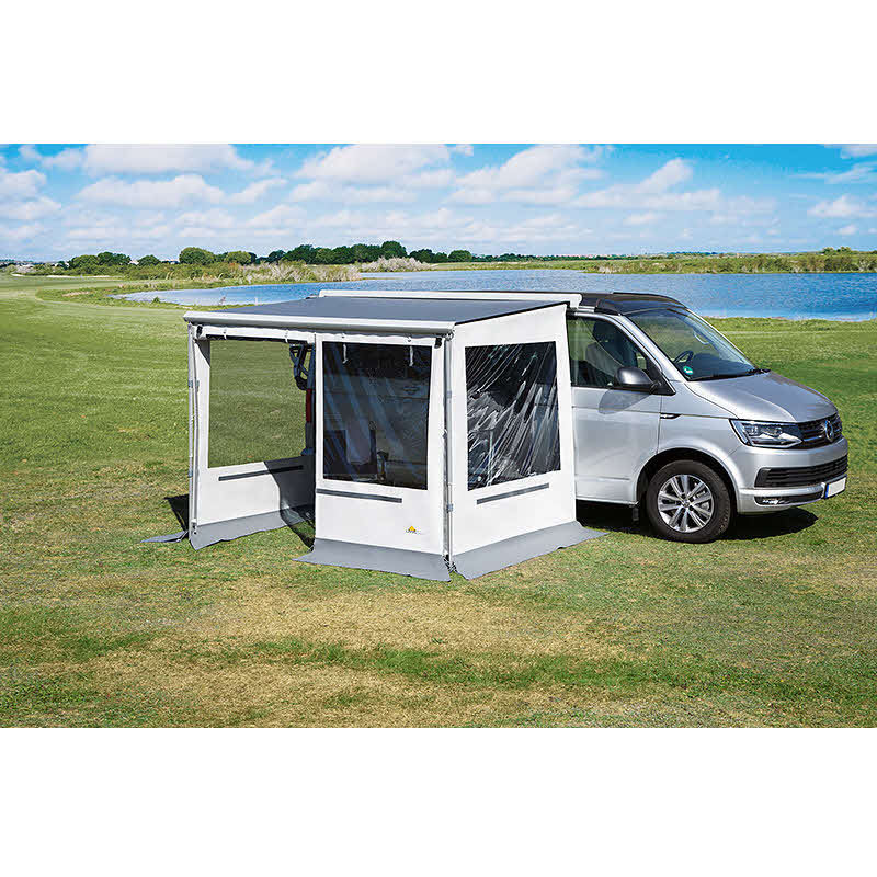 DWT Markisen-Vorderwand Rain Outside für Campingbusse, 260 cm