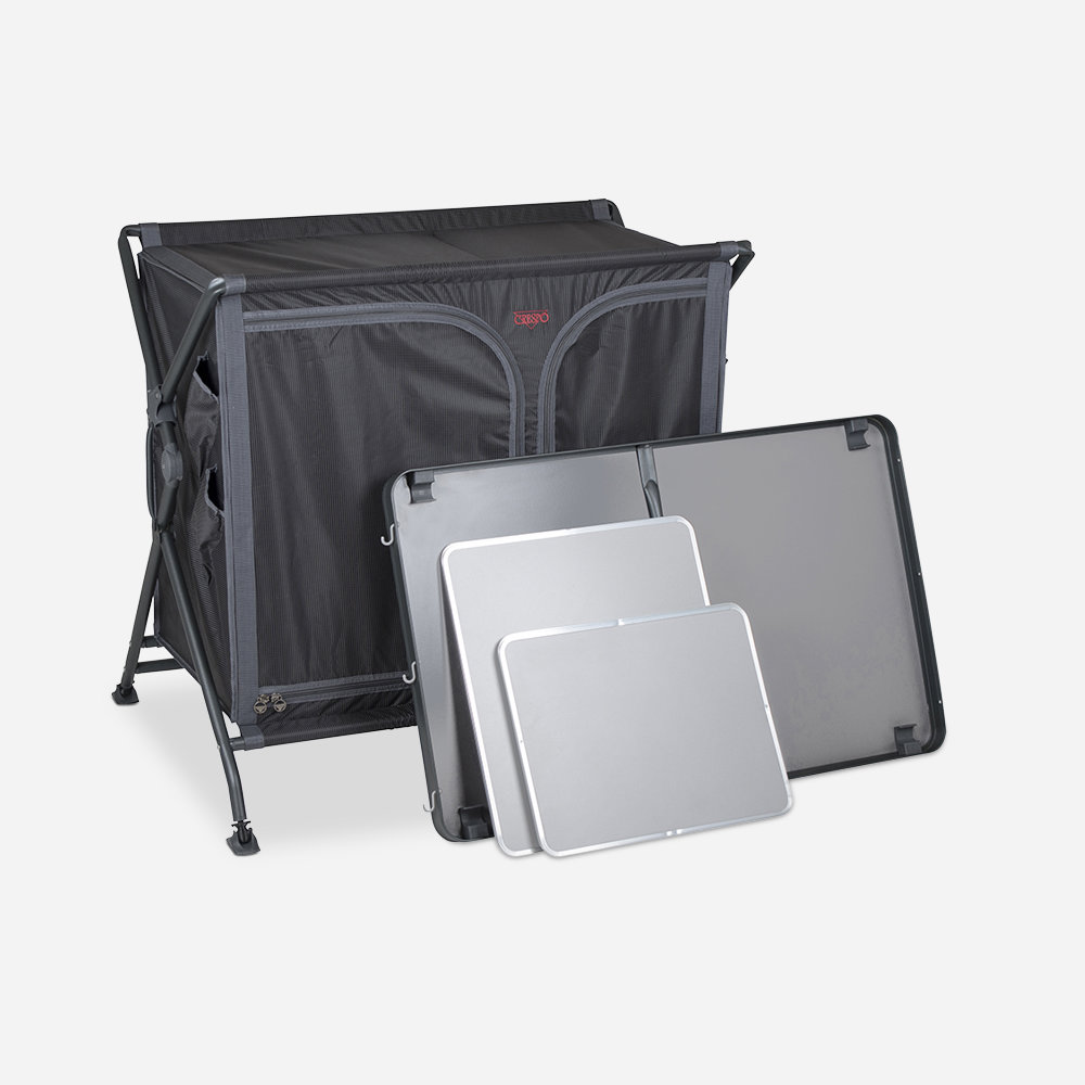 Crespo Küchenschrank mit Ablageplatte, anthrazit