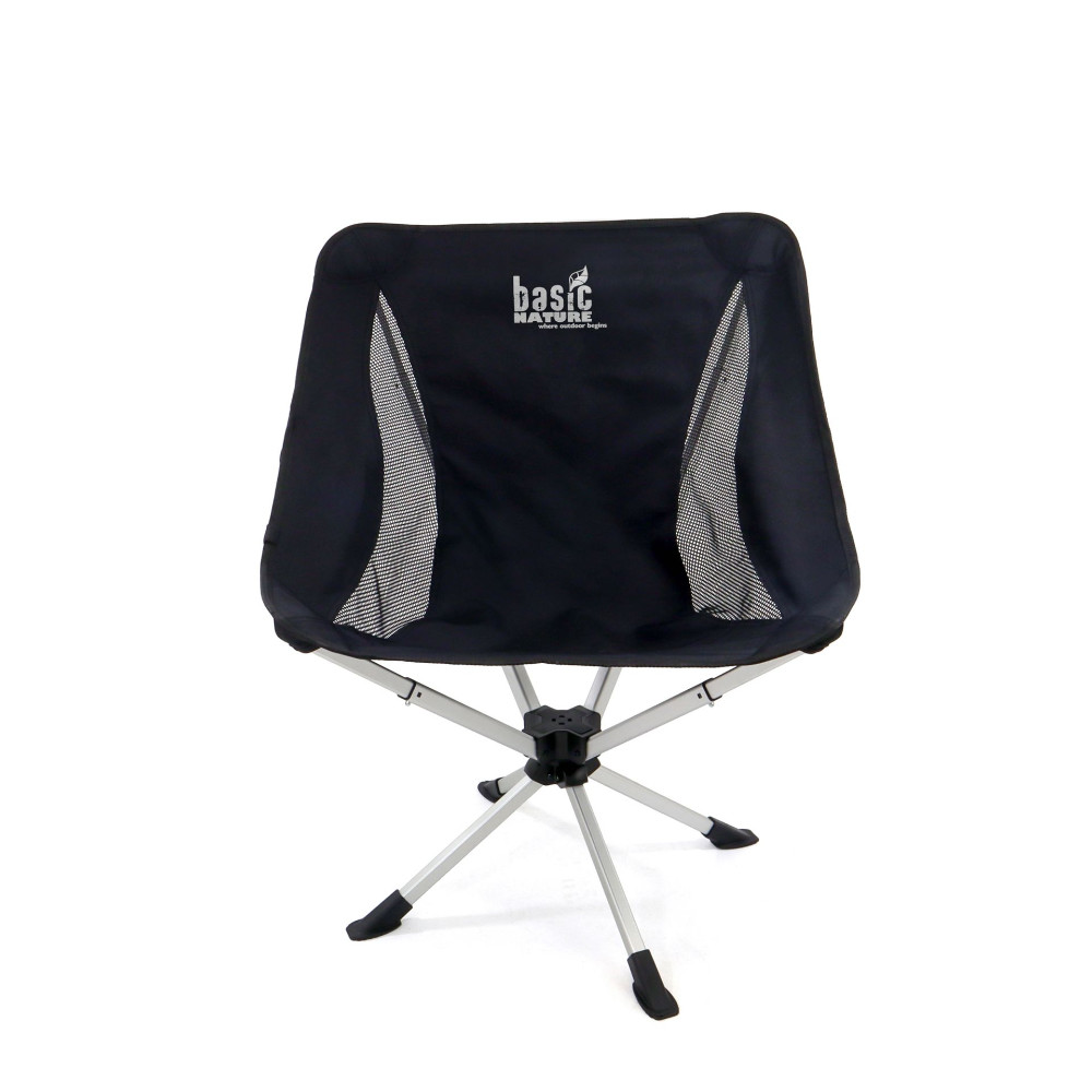 BasicNature Travelchair Relax 360 schwarz