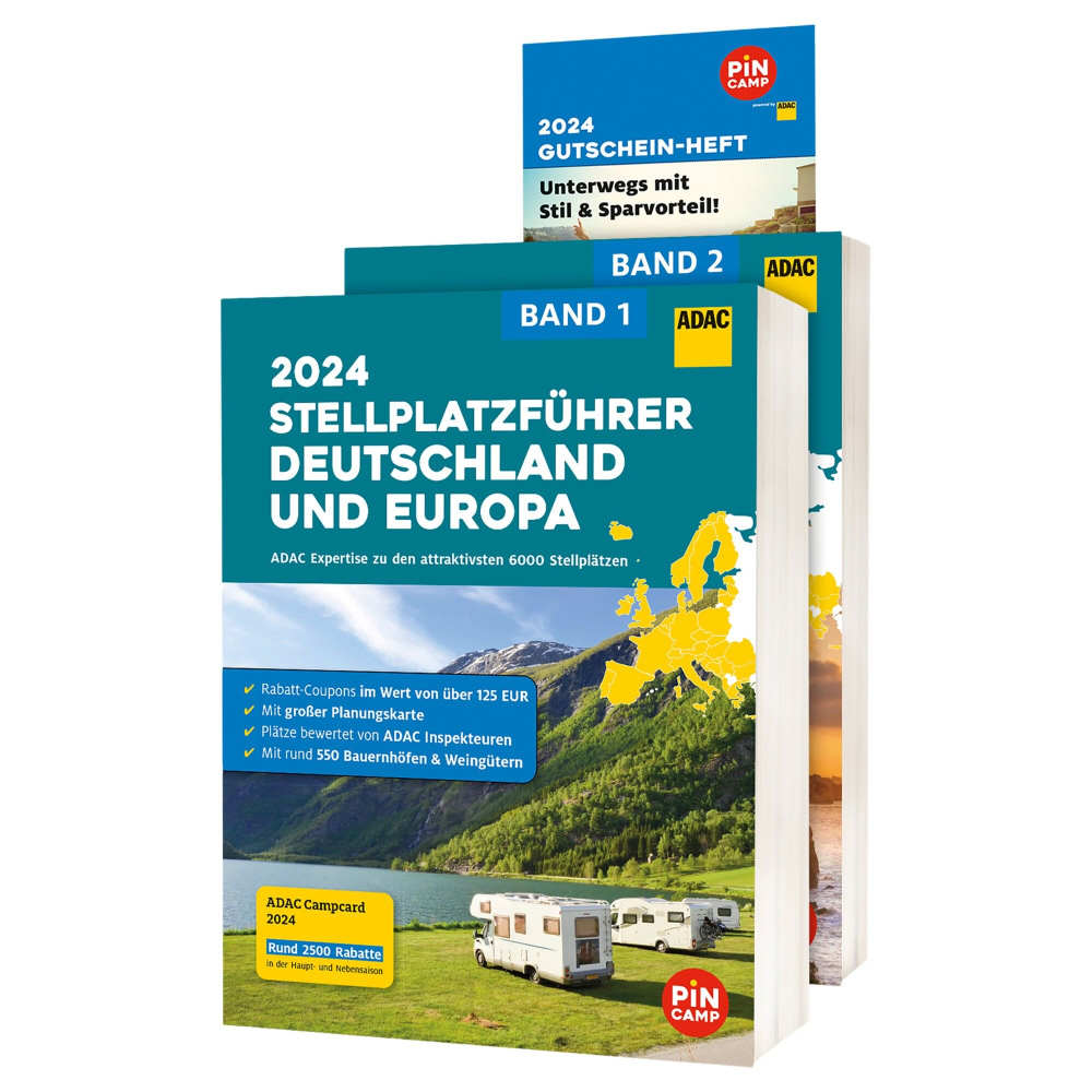ADAC Stellplatzführer Deutschland/Europa 2024