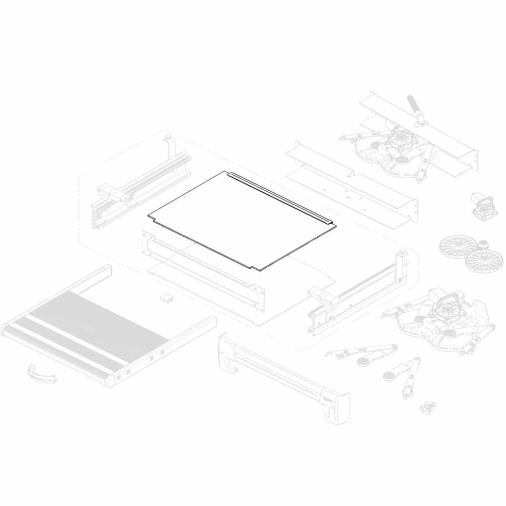 Thule Obere Gehäuseplatte für Slide-Out Step G2 Ducato 700 ab 2022 (1500603716)