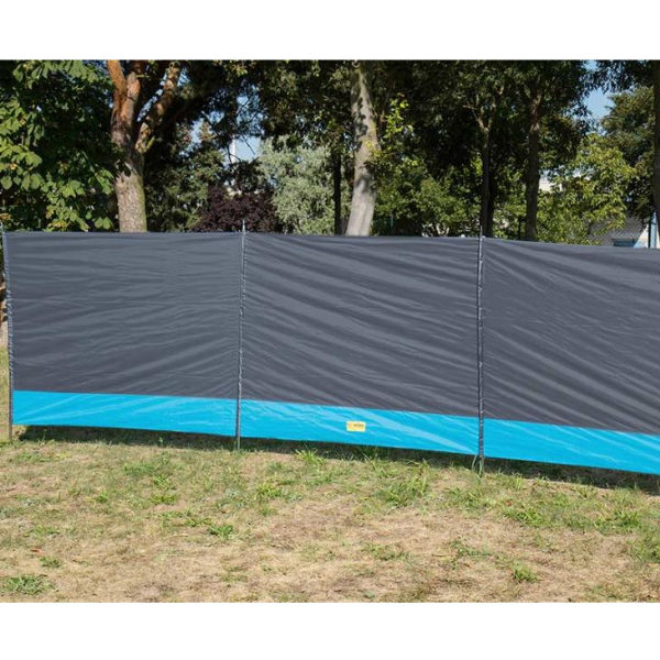 Reimo Tent Windschutz Sylt grau/blau, 500 x 140 cm