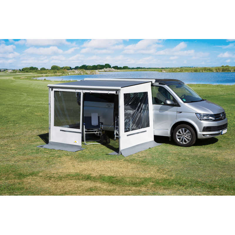 DWT Markisen-Vorderwand Rain Outside für Campingbusse, 260 cm