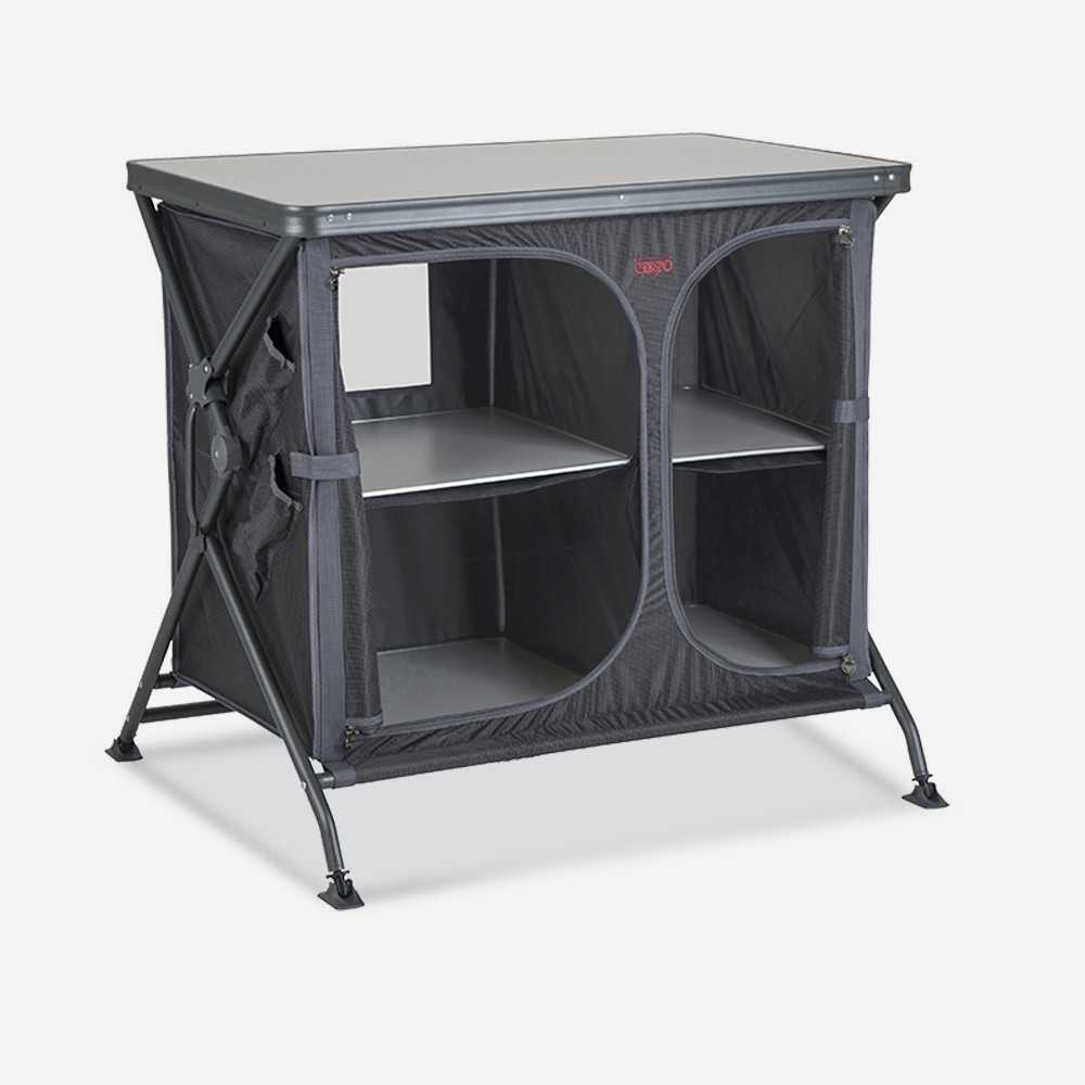 Crespo Küchenschrank mit Ablageplatte, anthrazit