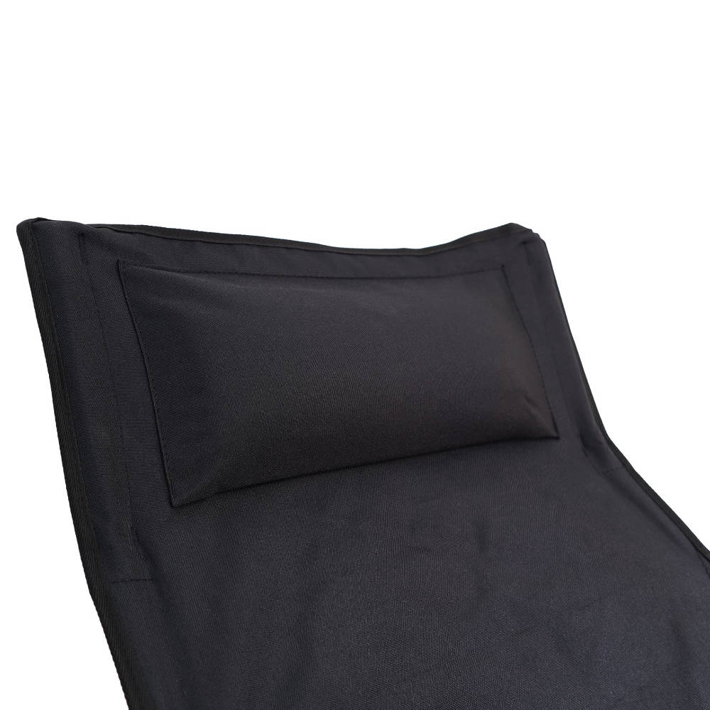 BasicNature Travelchair Ultralight High Rest schwarz