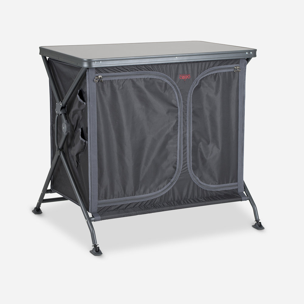 Crespo Küchenschrank mit Ablageplatte, anthrazit