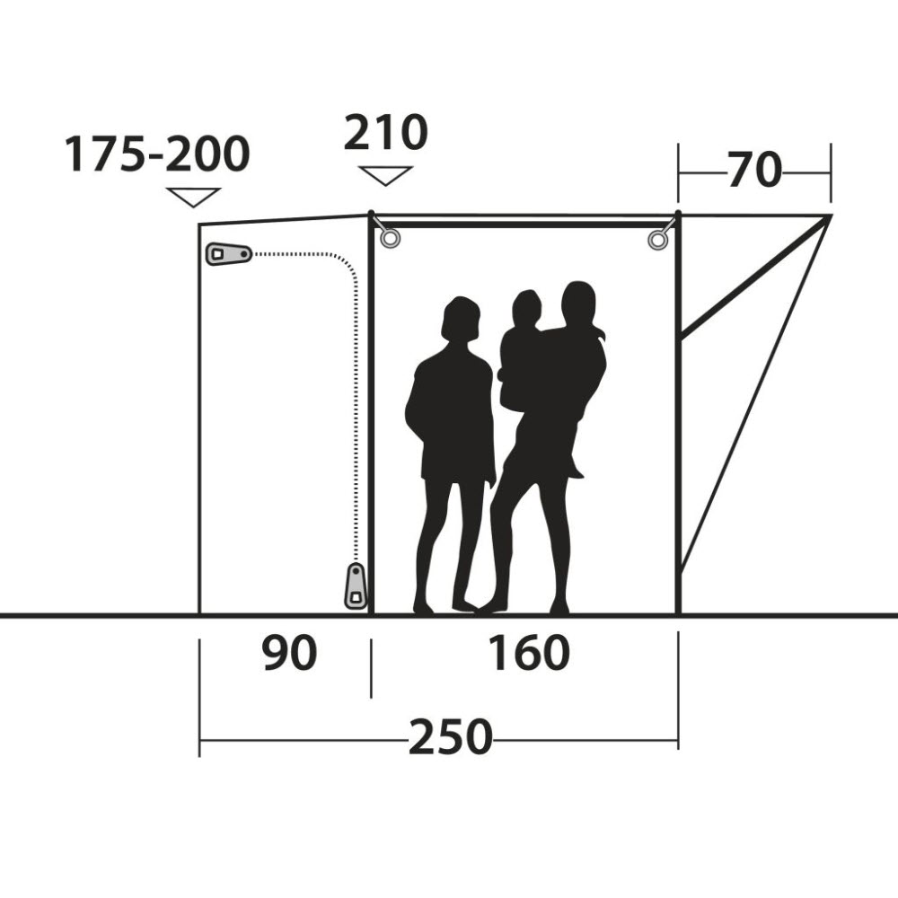 Outwell Busvorzelt Newburg 160