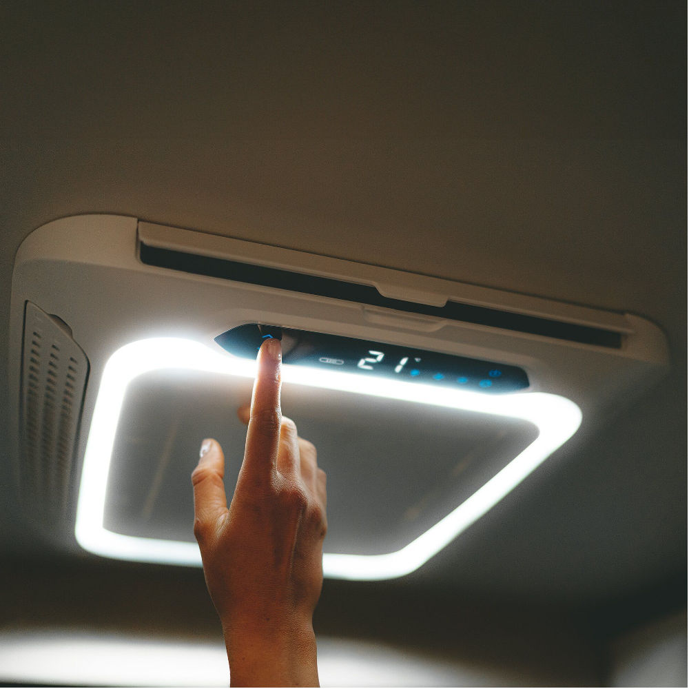 IndelB Luftverteiler Ringlight für Klimaanlage IndelB Plein-Aircon, 12 Volt