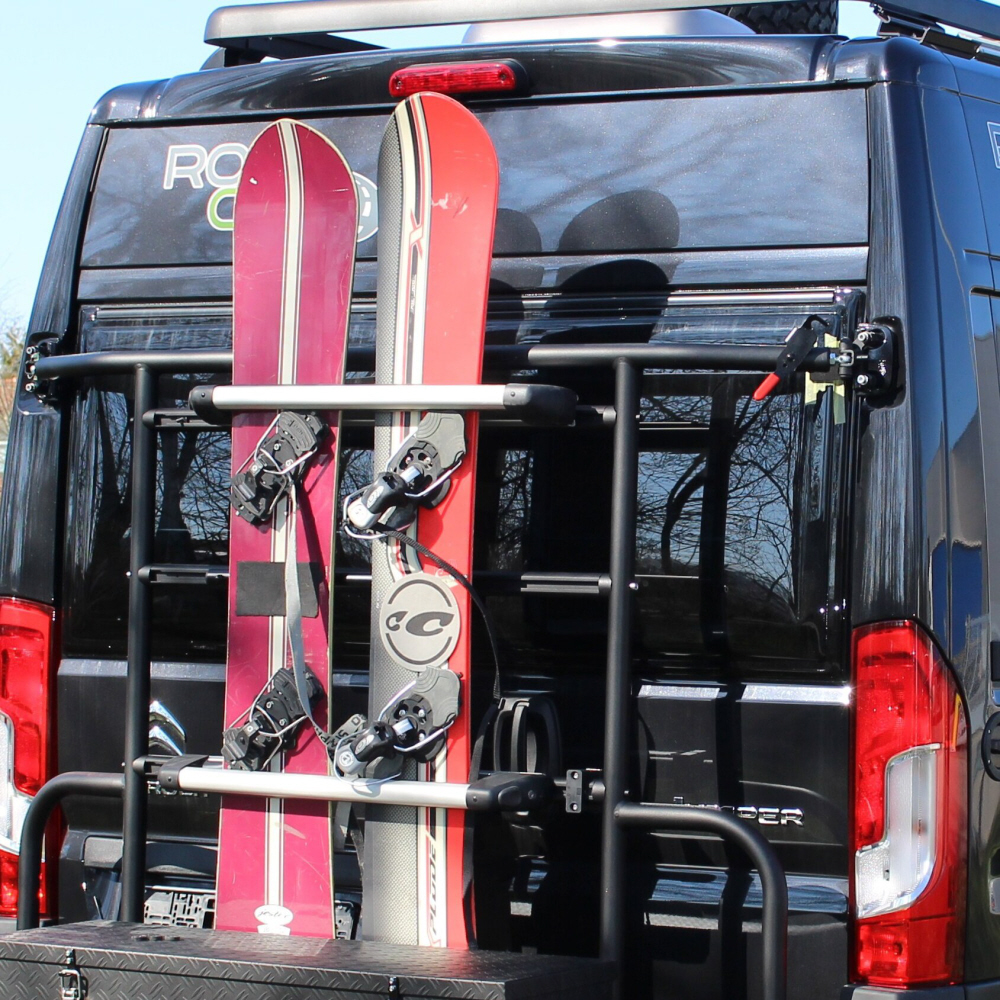 EuroCarry Ski/Snowboard-Kit für Adventure Rack für 4 Paar Ski oder 2 Snowboard