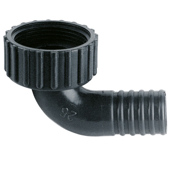 Can Schlauchadapter 1 1/4 Zoll auf 25 mm  mit Winkelanschluss (Nr. LP1602)