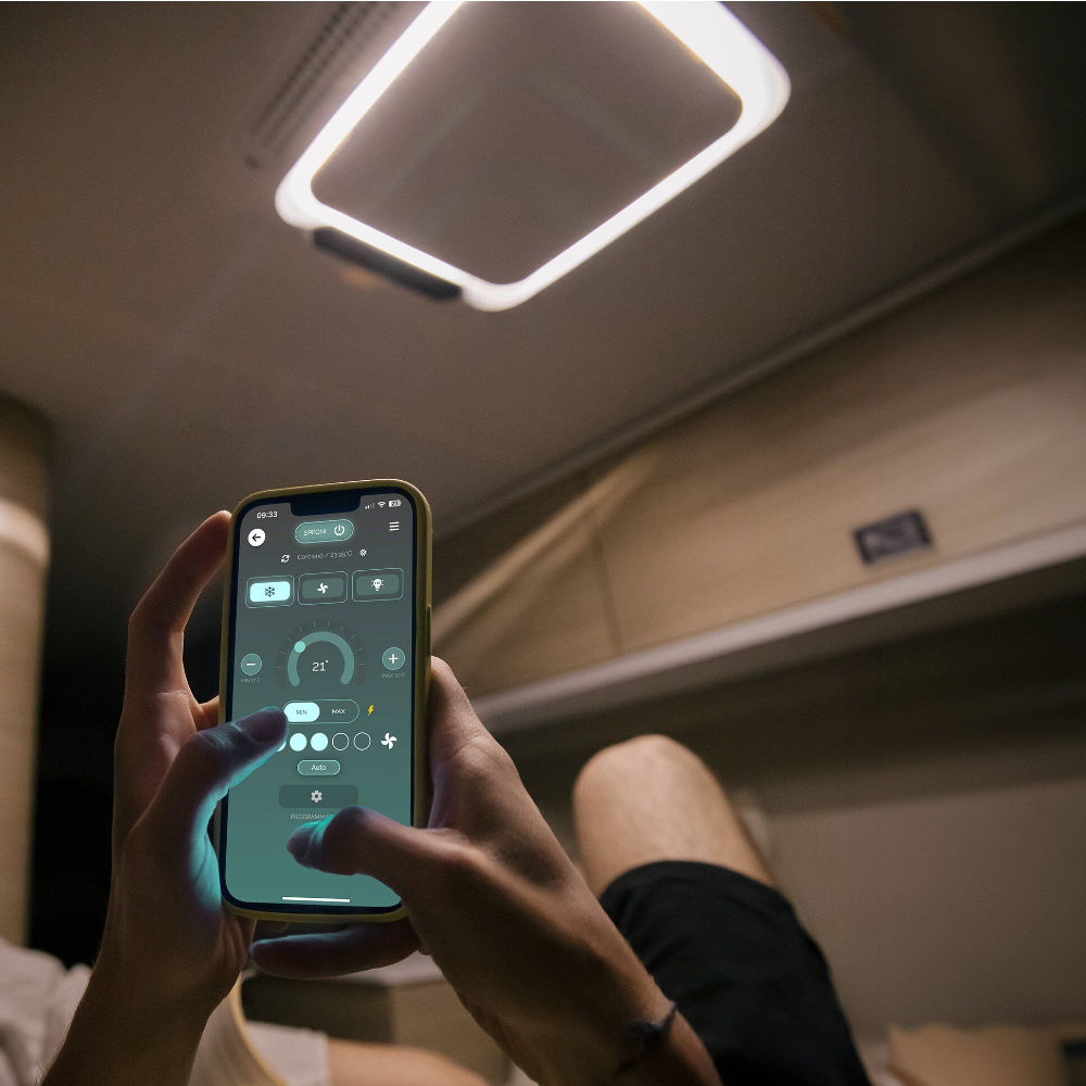 IndelB Luftverteiler Ringlight für Klimaanlage IndelB Plein-Aircon, 12 Volt