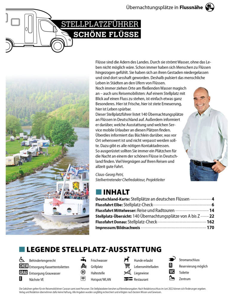 Stellplatzführer Schöne Flüsse Auf zu neuen Ufern mit dem Wohnmobil
