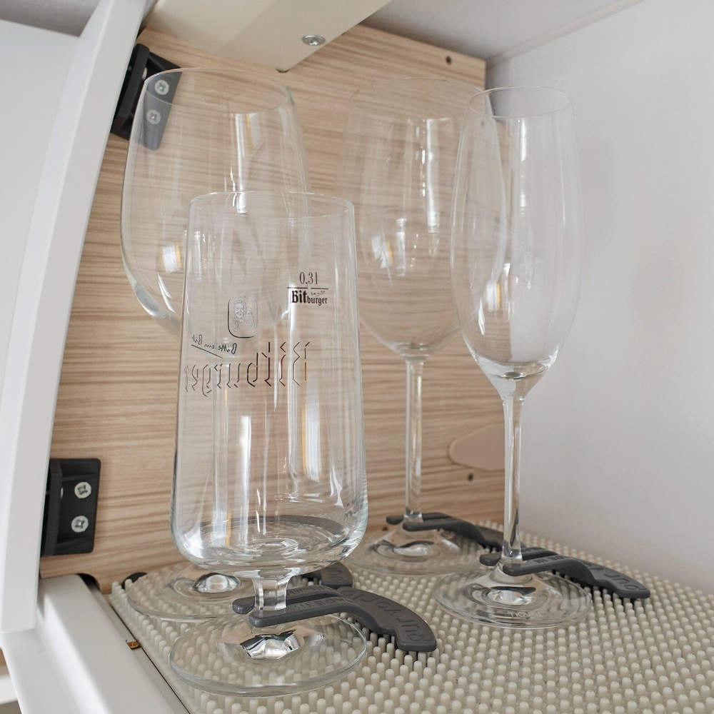 Purvario Stielglashalter IVY, 2 Stück