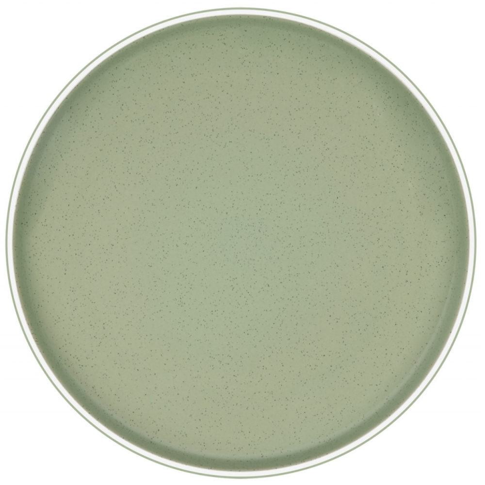 Brunner Dessertteller Dolomit 21 cm, grün