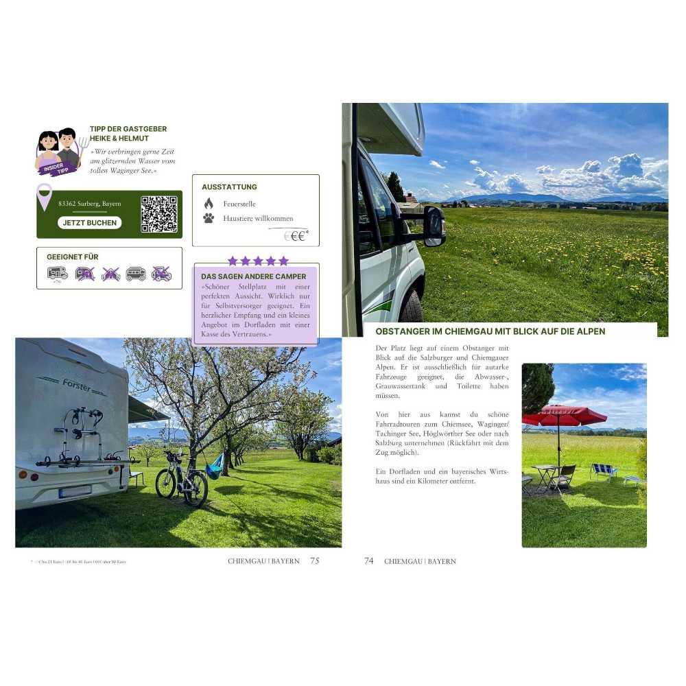 AlpacaCamping Geheimtipps 2025 150 naturnahe Erlebnis-Stellplätze in Deutschland