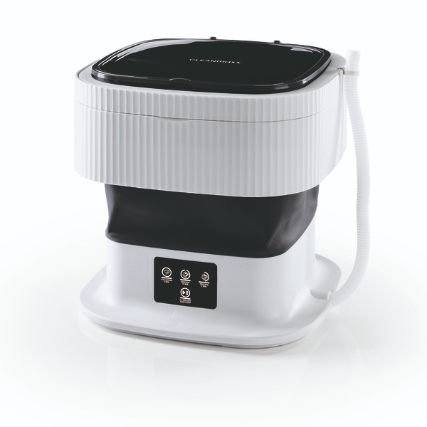 EASYmaxx Mini-Waschmaschine  faltbar 40 W  Farbe weiß / schwarz