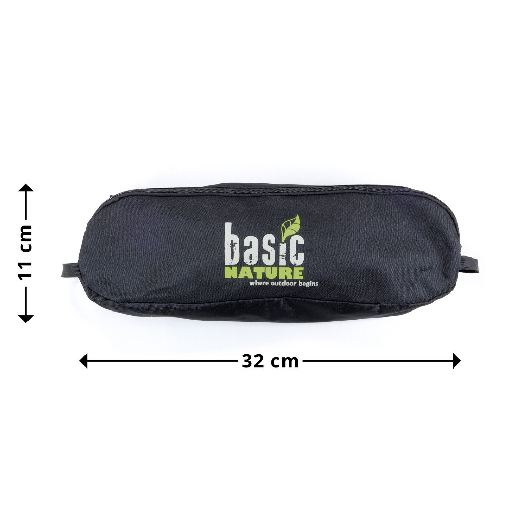 BasicNature Travelchair Ultralight Low Rest schwarz