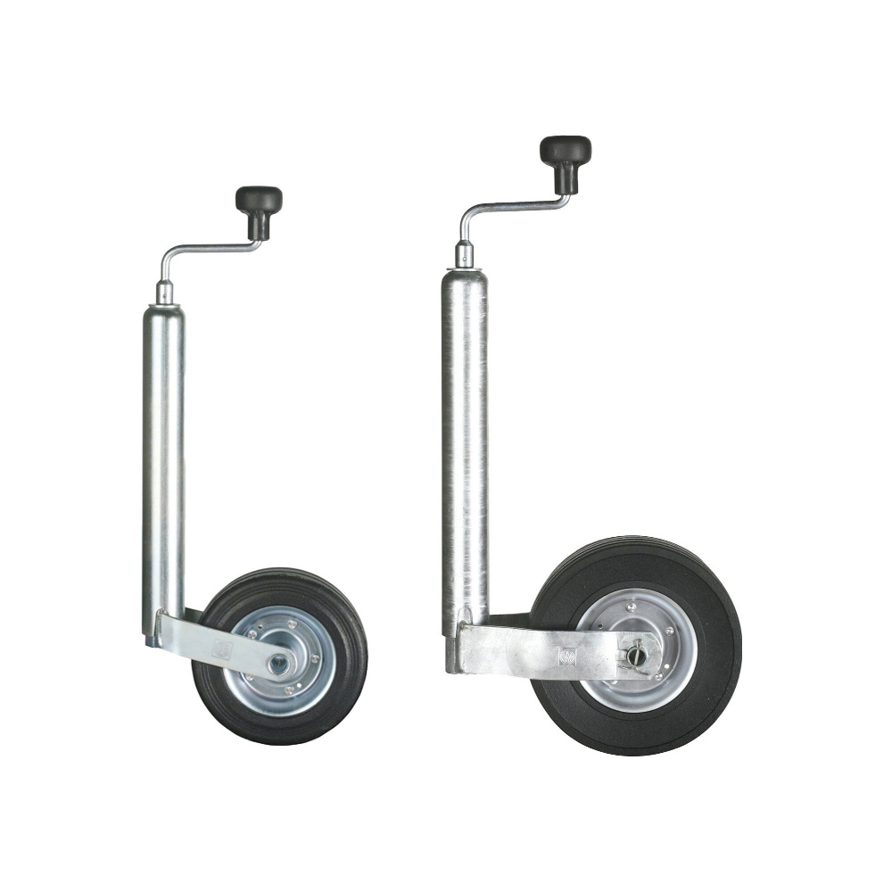 Winterhoff Stützrad 200 x 50 mm, Vollgummi/Stahlfelge, Traglast 150 kg