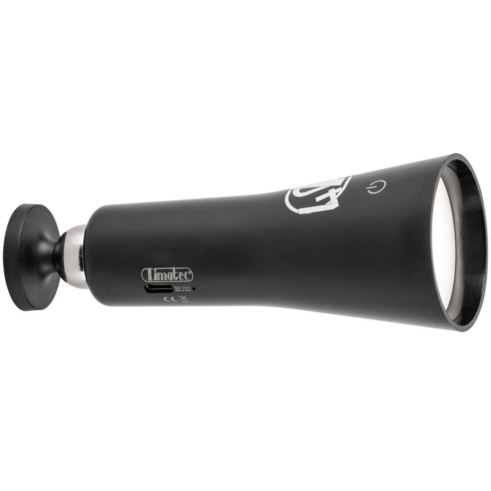 Dimatec Taschen-/Stehlampe mit Lithiumakku, USB-Aufladung schwarz